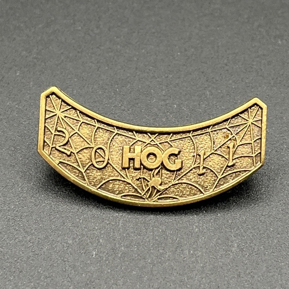2011 HOG Harley Owners Group Harley Davidson Motorcycles Spider Web Hat Pin